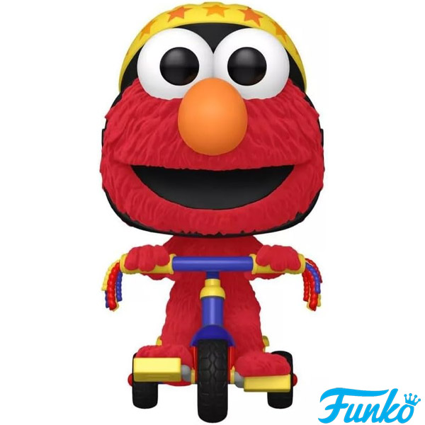 Funko POP #309 Rides Sesame Street Elmo on Trike Flocked Exclusive Figure